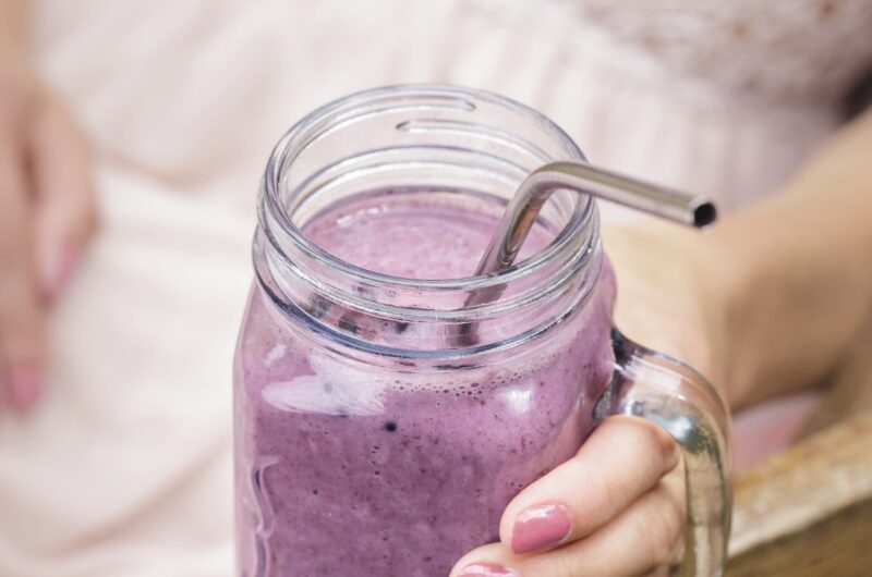 Full of Fiber Strawberry Banana Berry Orange Smoothie Recipe