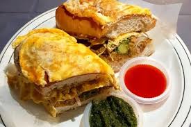 Egg Chicken Shami Burger