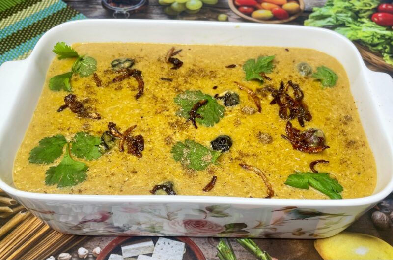 Shahi Style Chicken Haleem Recipe