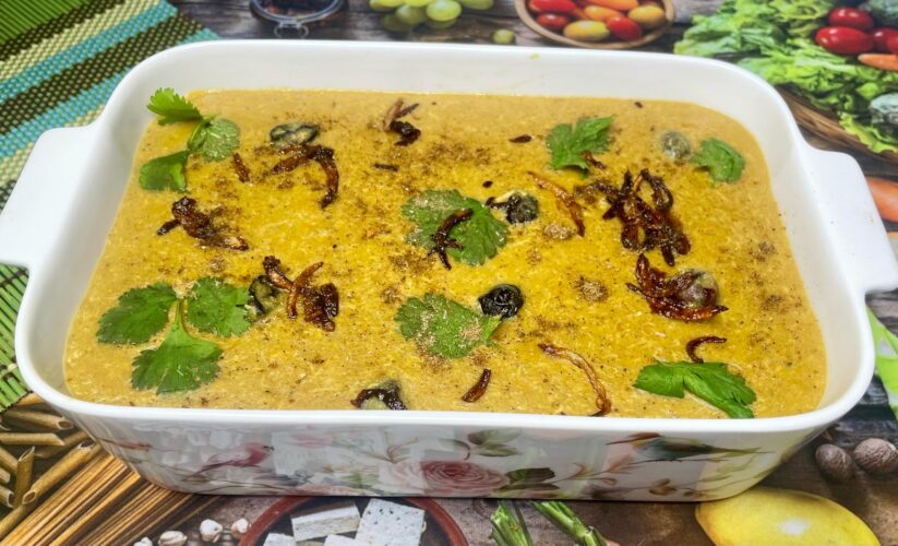 Shahi Style Chicken Haleem Recipe