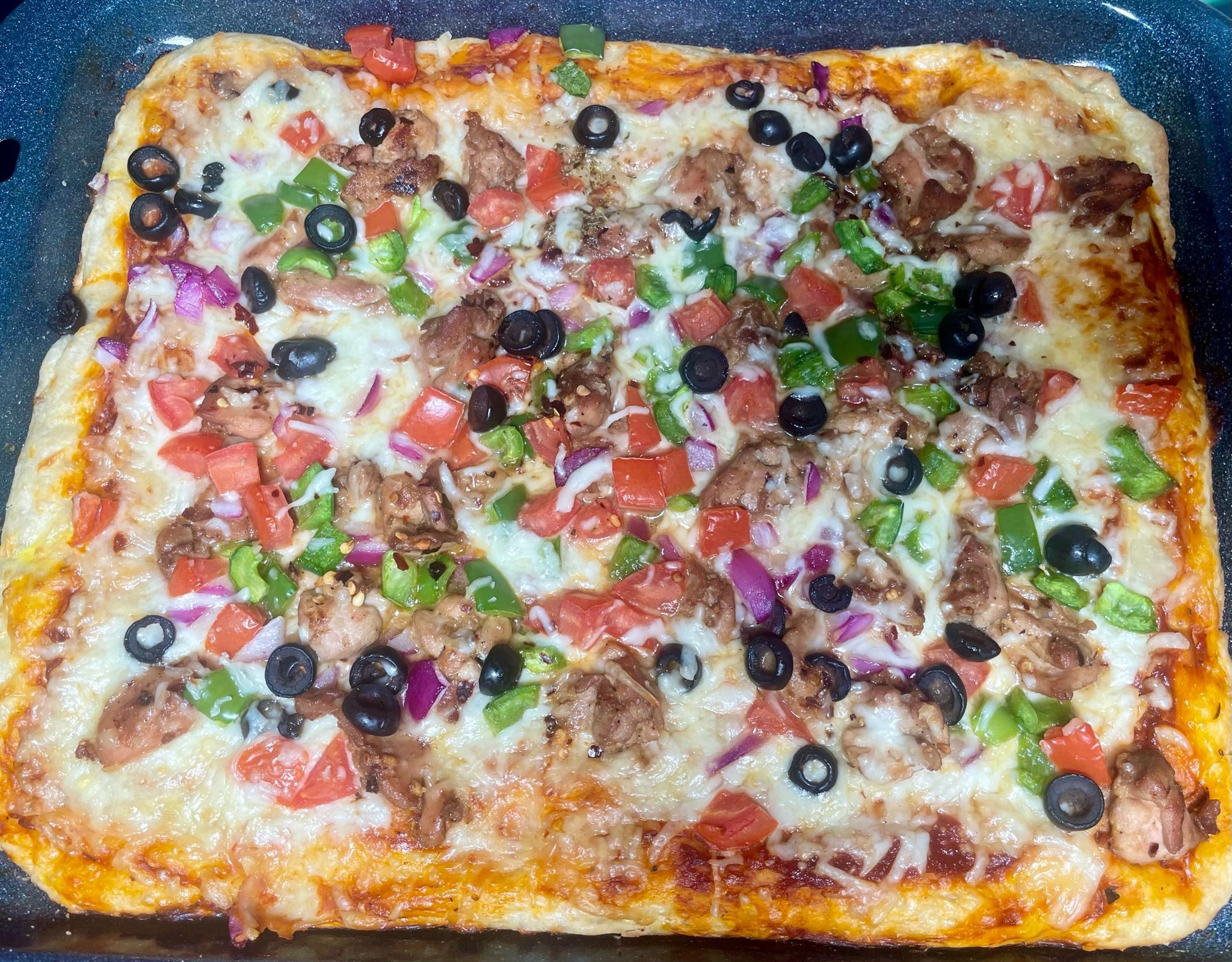 Chicken Vagie Pizza Recipe