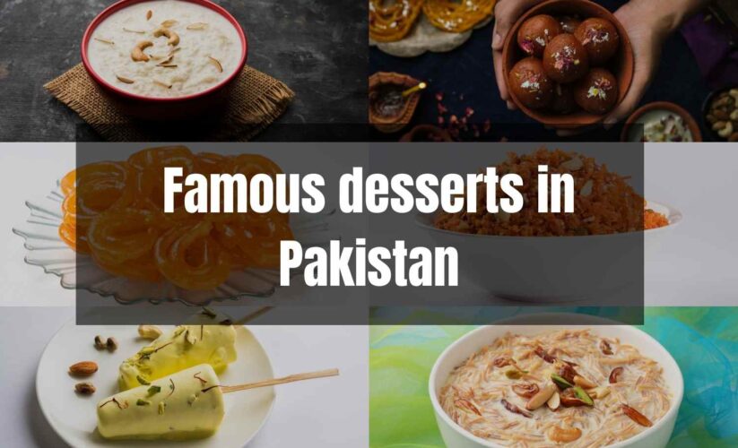 Famous desserts in Pakistan