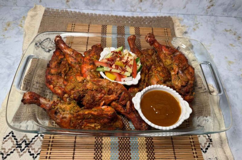 Crispy and Juicy Oven Baked Spicy Chicken Recipe